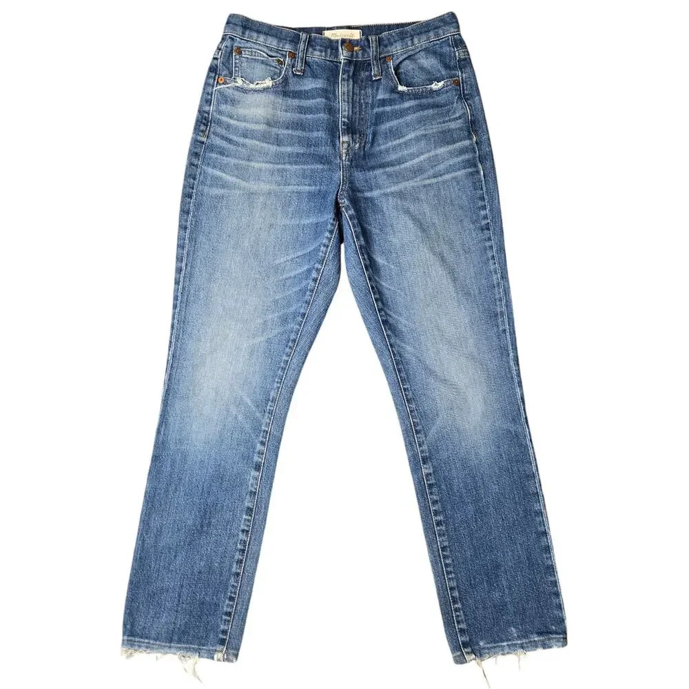 Madewell High-Rise Slim Boyjean Size